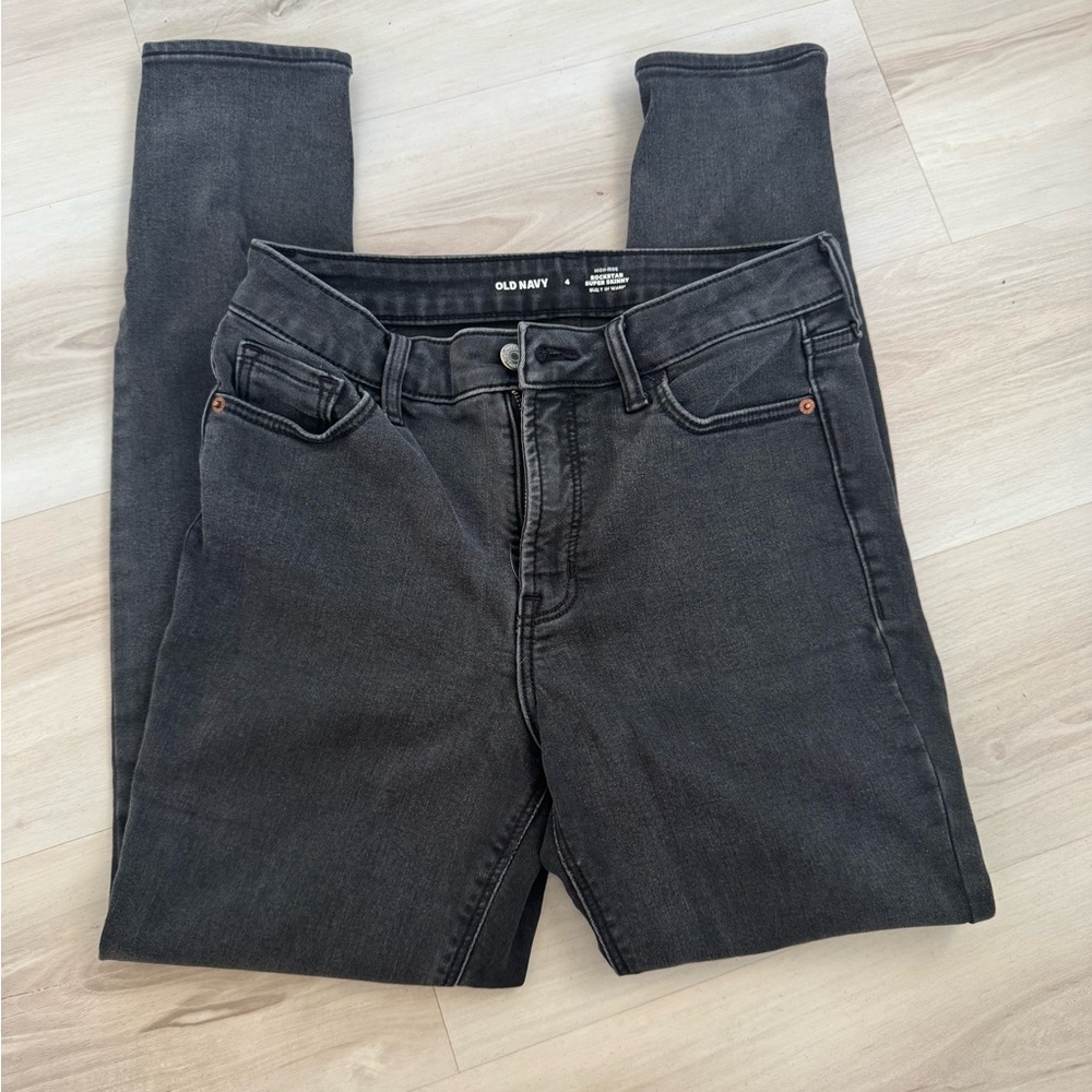 Old Navy Women's Dark Gray Skinny Jeans